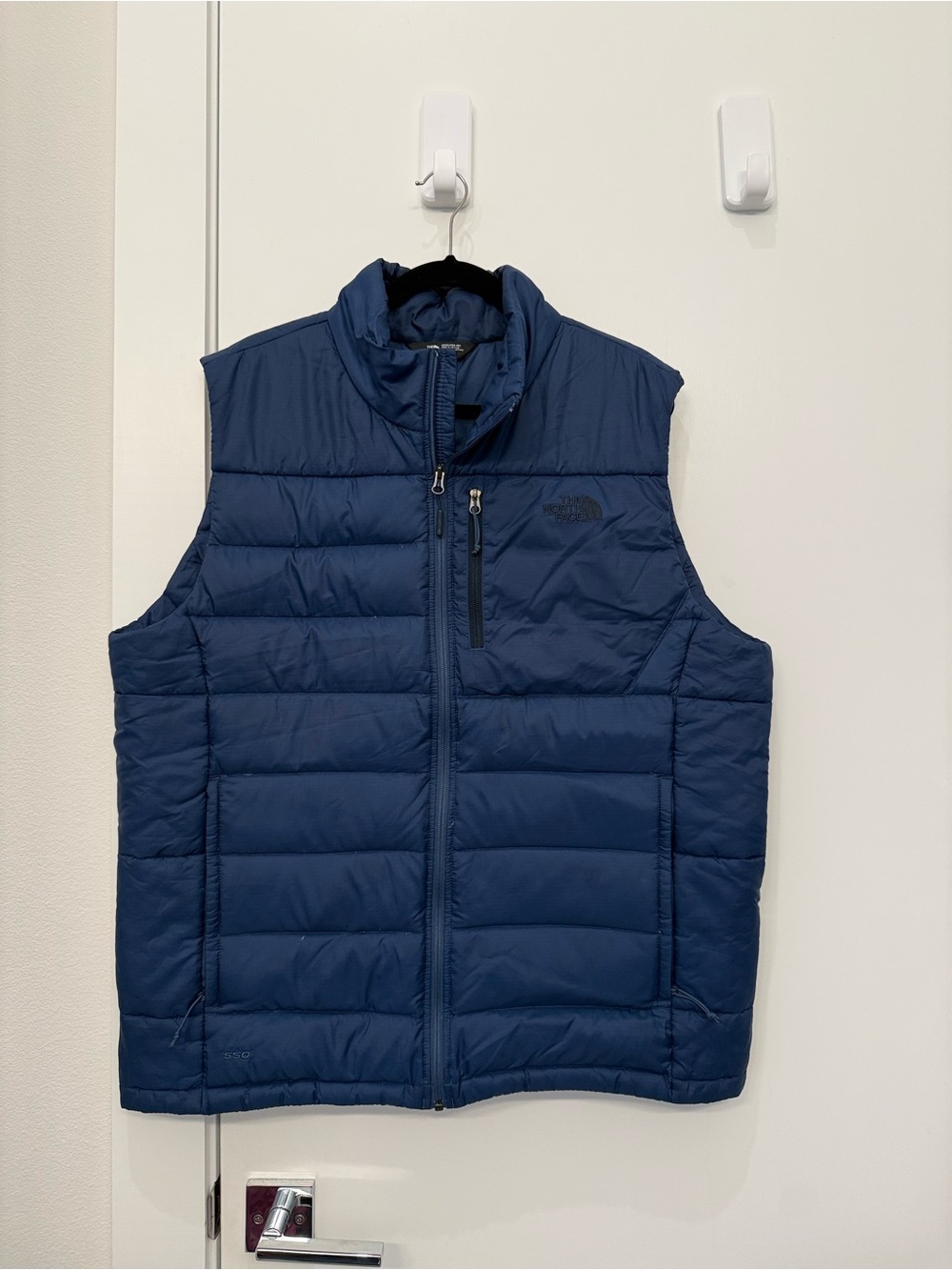 The North Face Blue 550 Vest XL